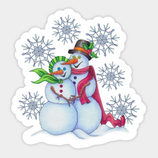 Let it snow, let it snow, let it snow! Sticker